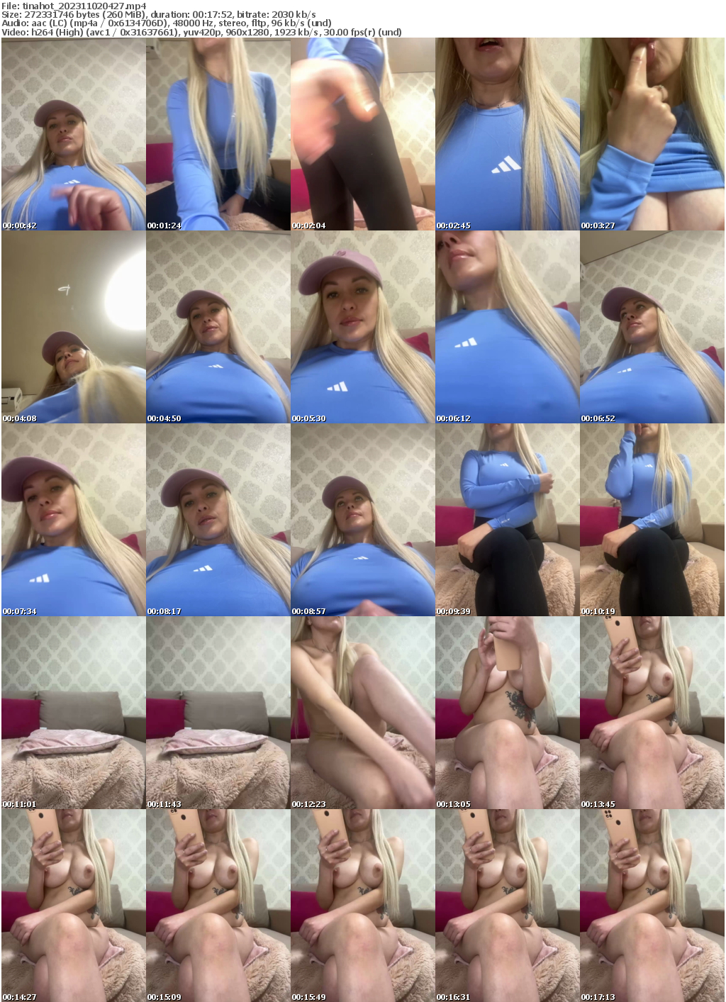 Preview thumb from tinahot on 2023-11-02 @ bongacams