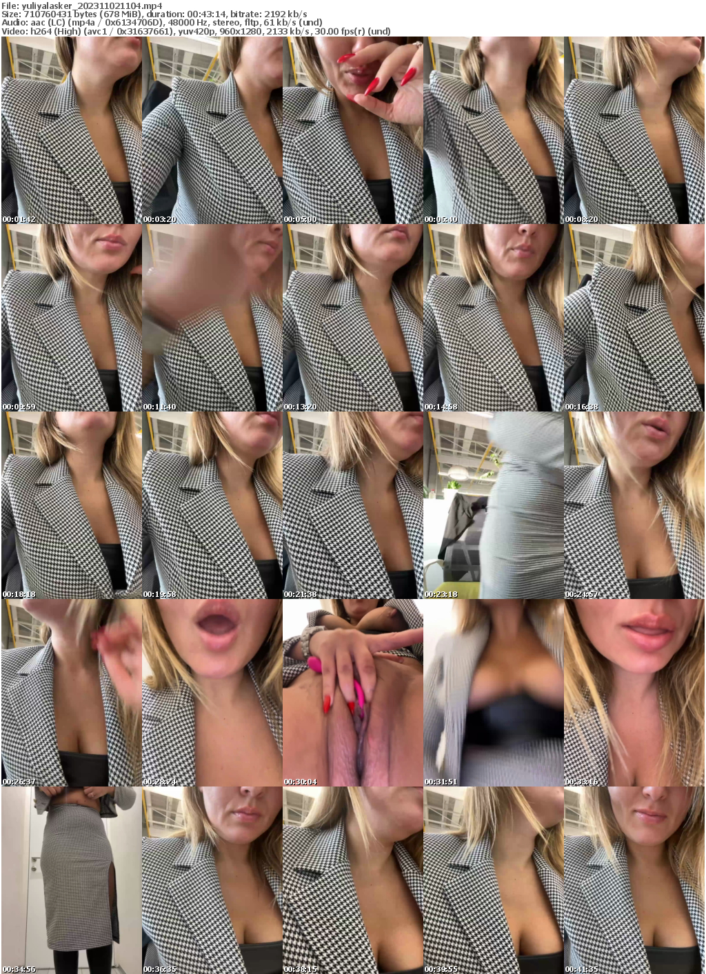 Preview thumb from yuliyalasker on 2023-11-02 @ bongacams