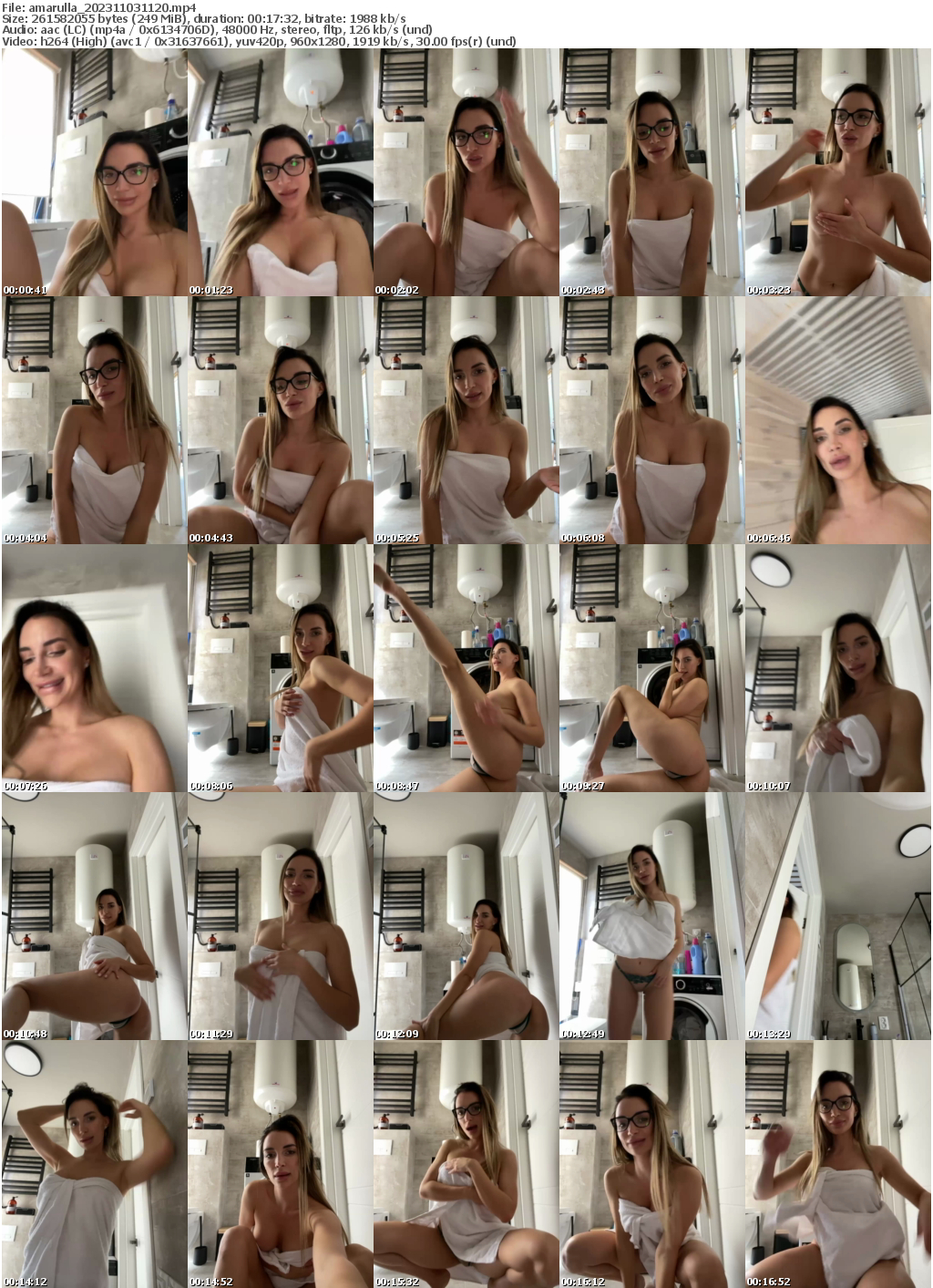 Preview thumb from amarulla on 2023-11-03 @ bongacams