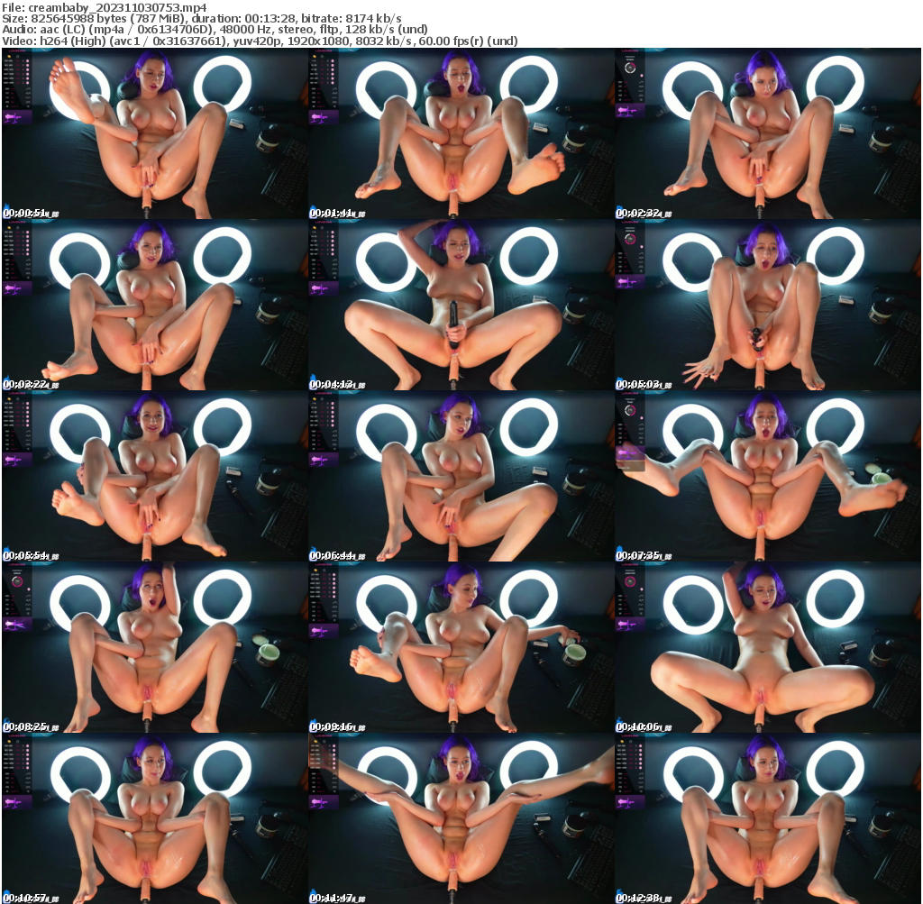 Preview thumb from creambaby on 2023-11-03 @ bongacams