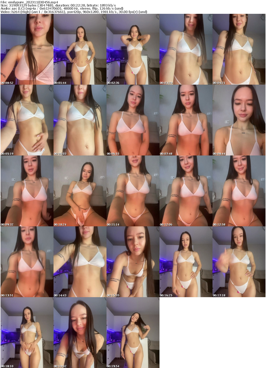 Preview thumb from emilypure on 2023-11-03 @ bongacams