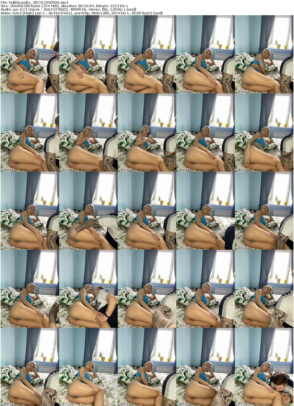 Preview thumb from hulklisandra on 2023-11-03 @ bongacams