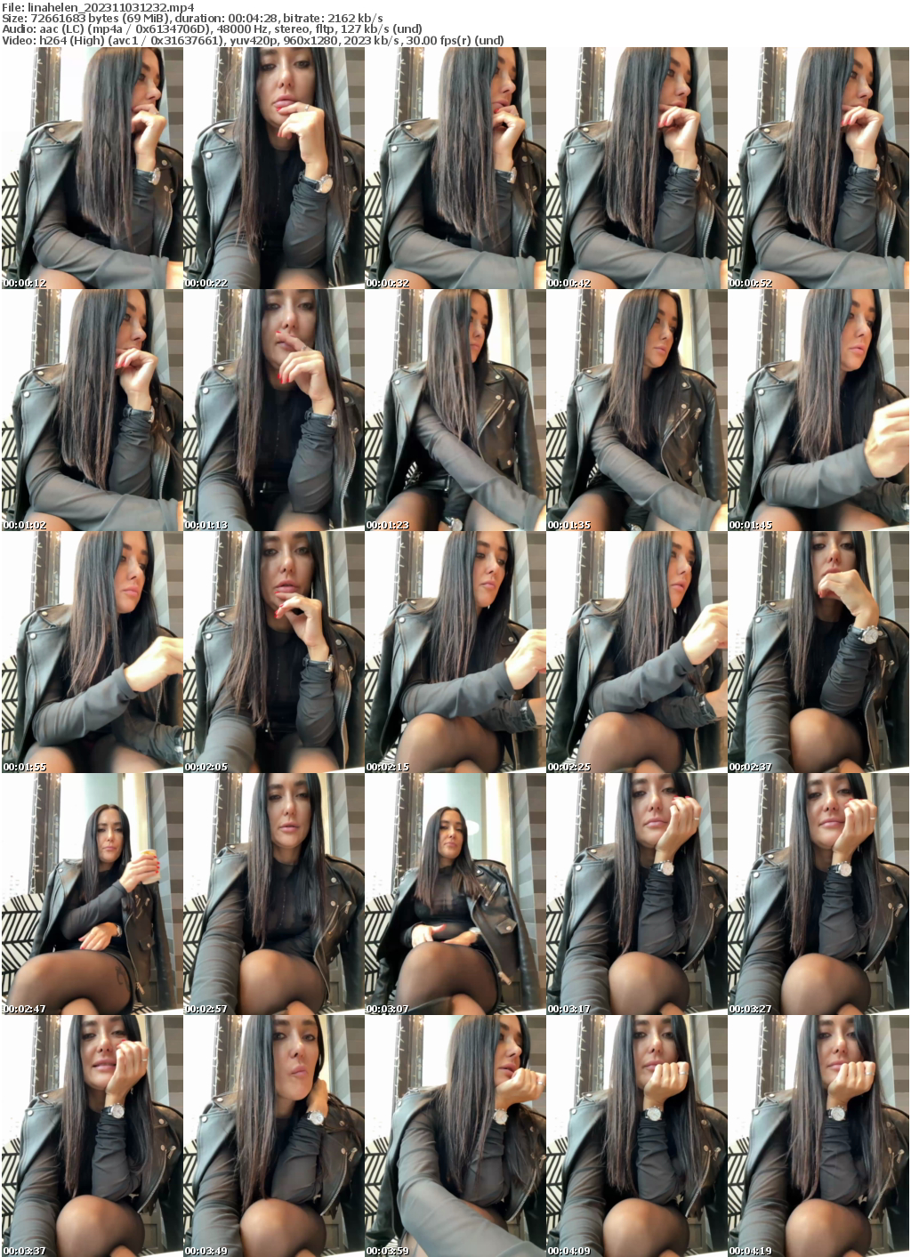 Preview thumb from linahelen on 2023-11-03 @ bongacams