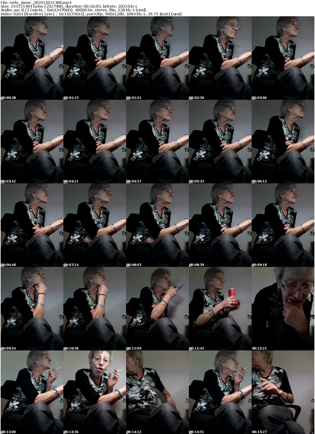 Preview thumb from reife_dame on 2023-11-03 @ bongacams