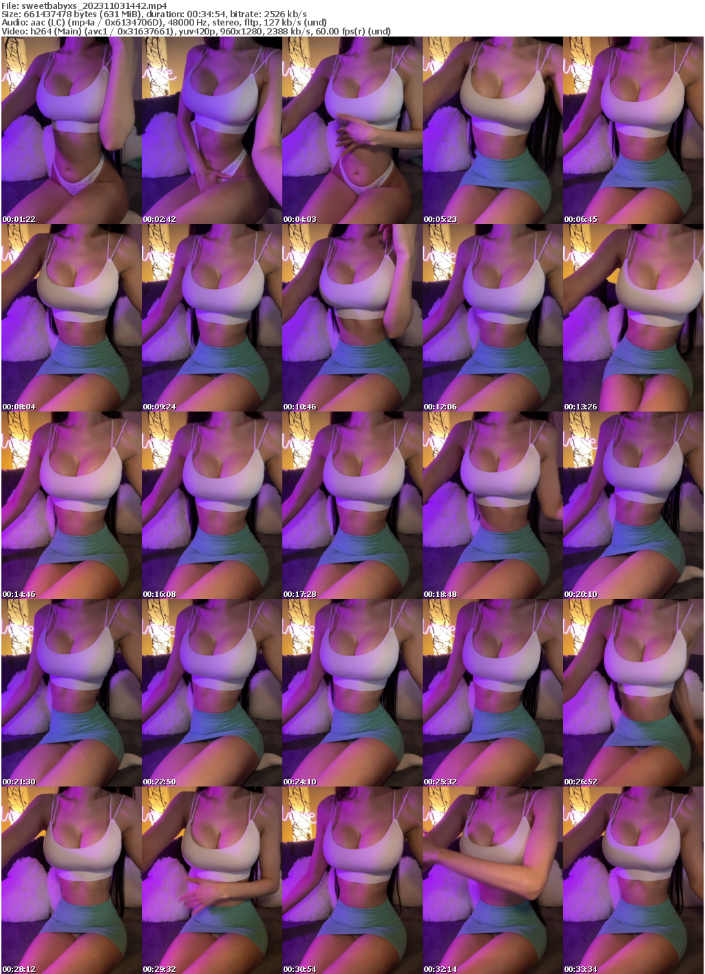 Preview thumb from sweetbabyxs on 2023-11-03 @ bongacams