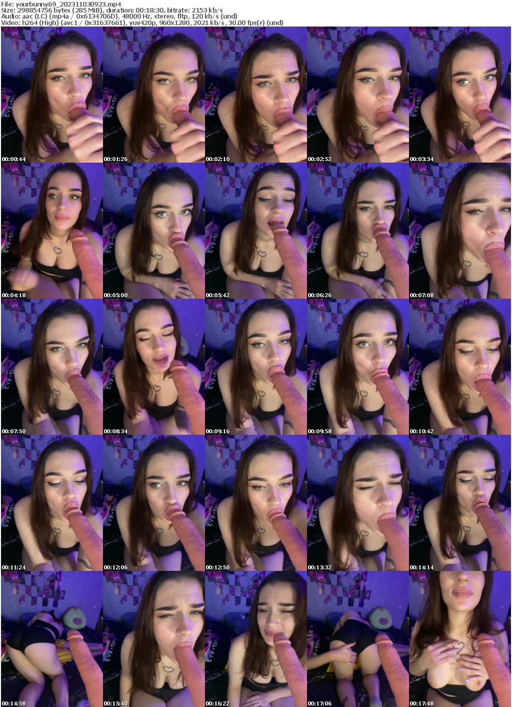 Preview thumb from yourbunny69 on 2023-11-03 @ bongacams