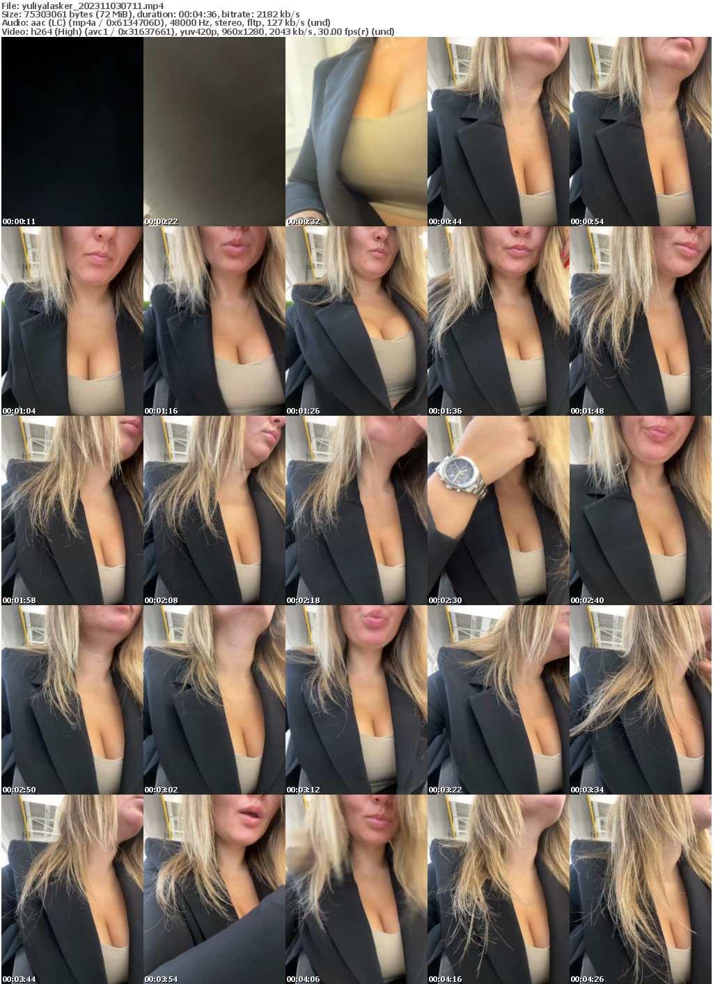 Preview thumb from yuliyalasker on 2023-11-03 @ bongacams