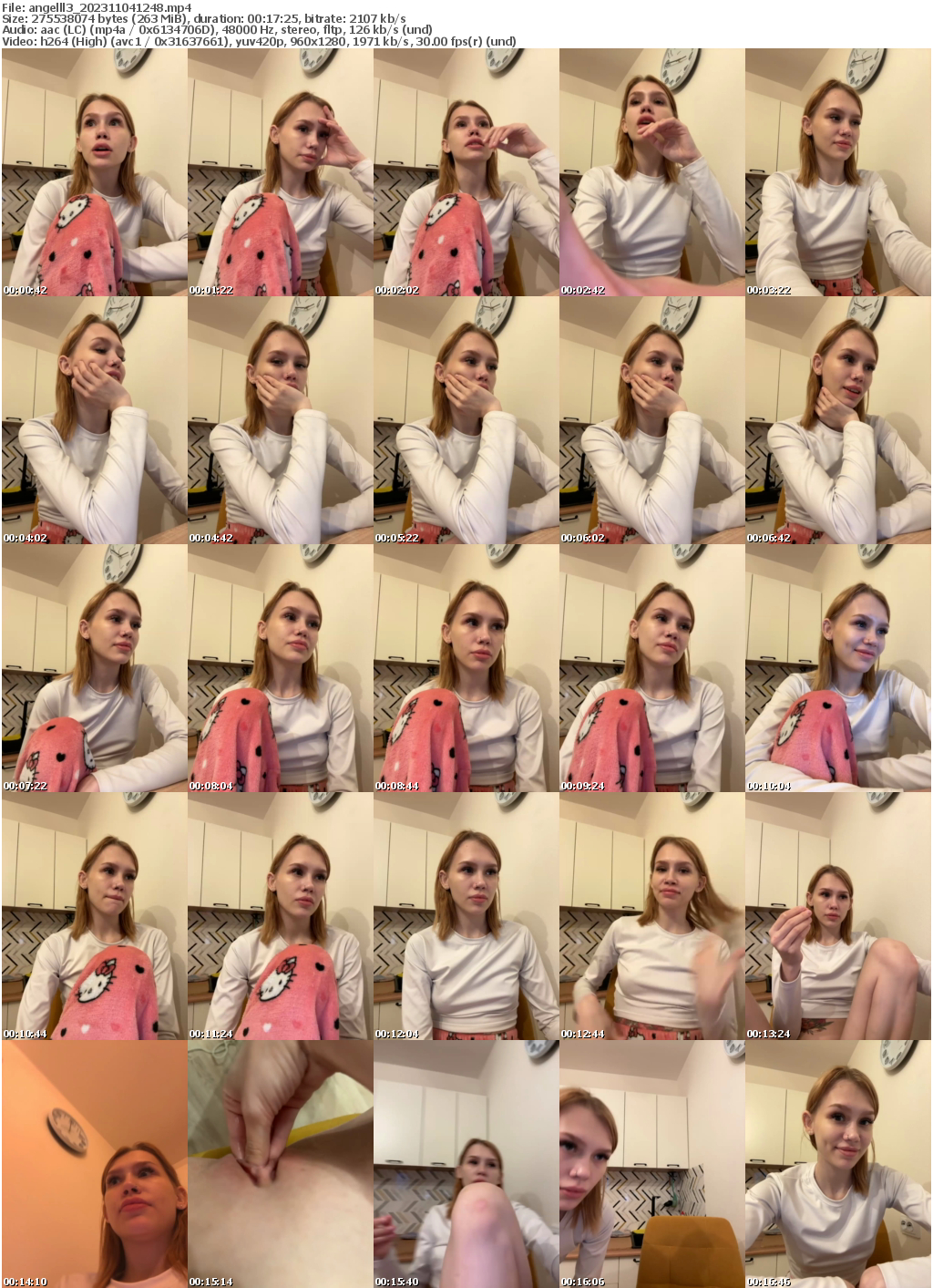 Preview thumb from angelll3 on 2023-11-04 @ bongacams