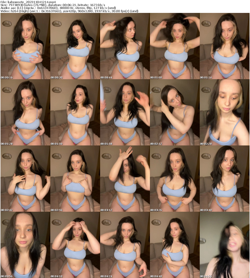 Preview thumb from liahsweete on 2023-11-04 @ bongacams