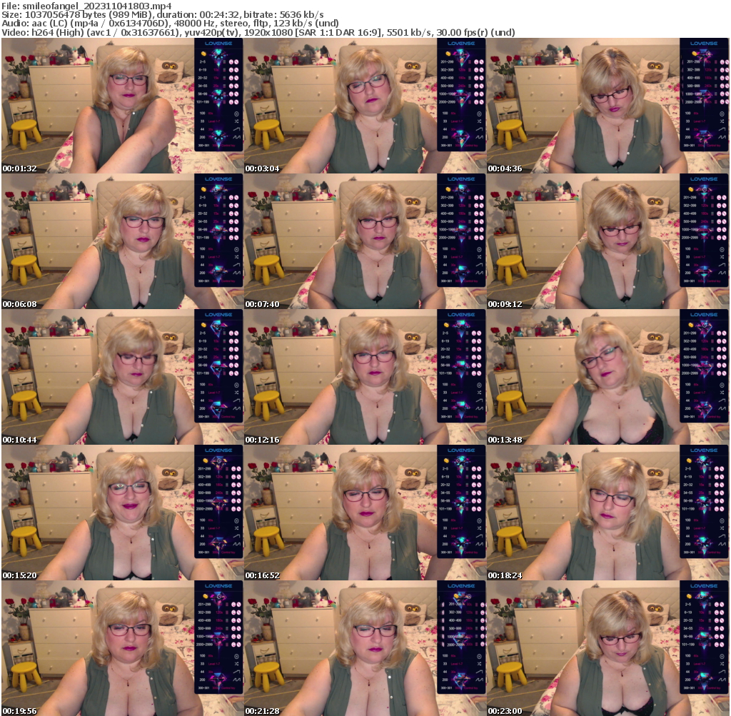 Preview thumb from smileofangel on 2023-11-04 @ bongacams