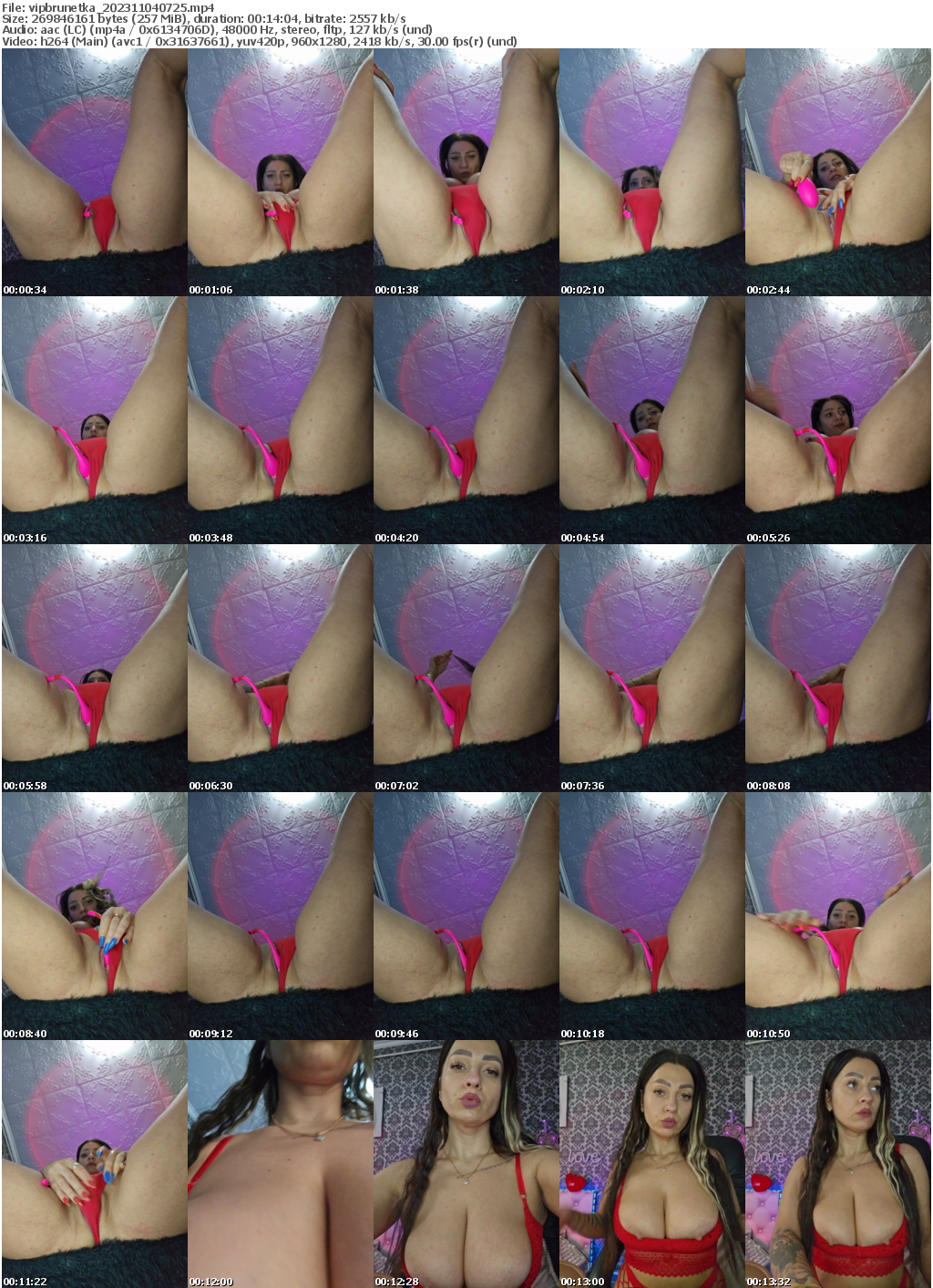 Preview thumb from vipbrunetka on 2023-11-04 @ bongacams