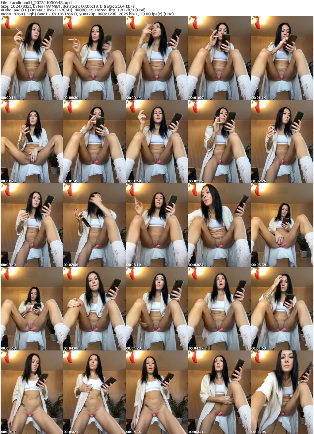 Preview thumb from karolinamilf on 2023-11-05 @ bongacams