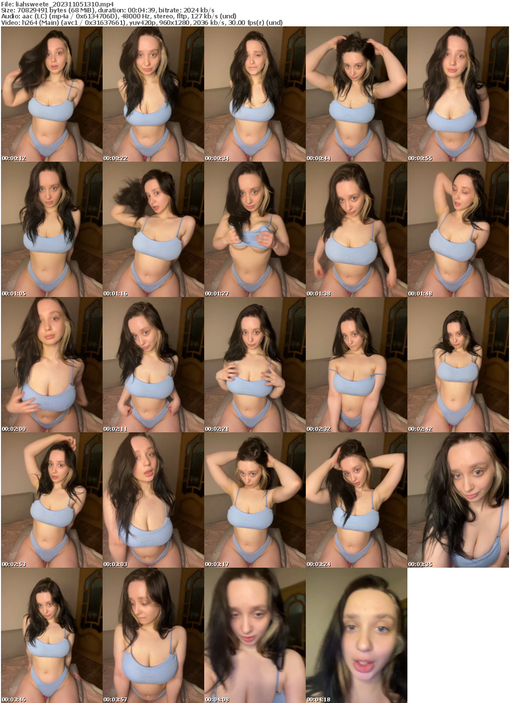 Preview thumb from liahsweete on 2023-11-05 @ bongacams