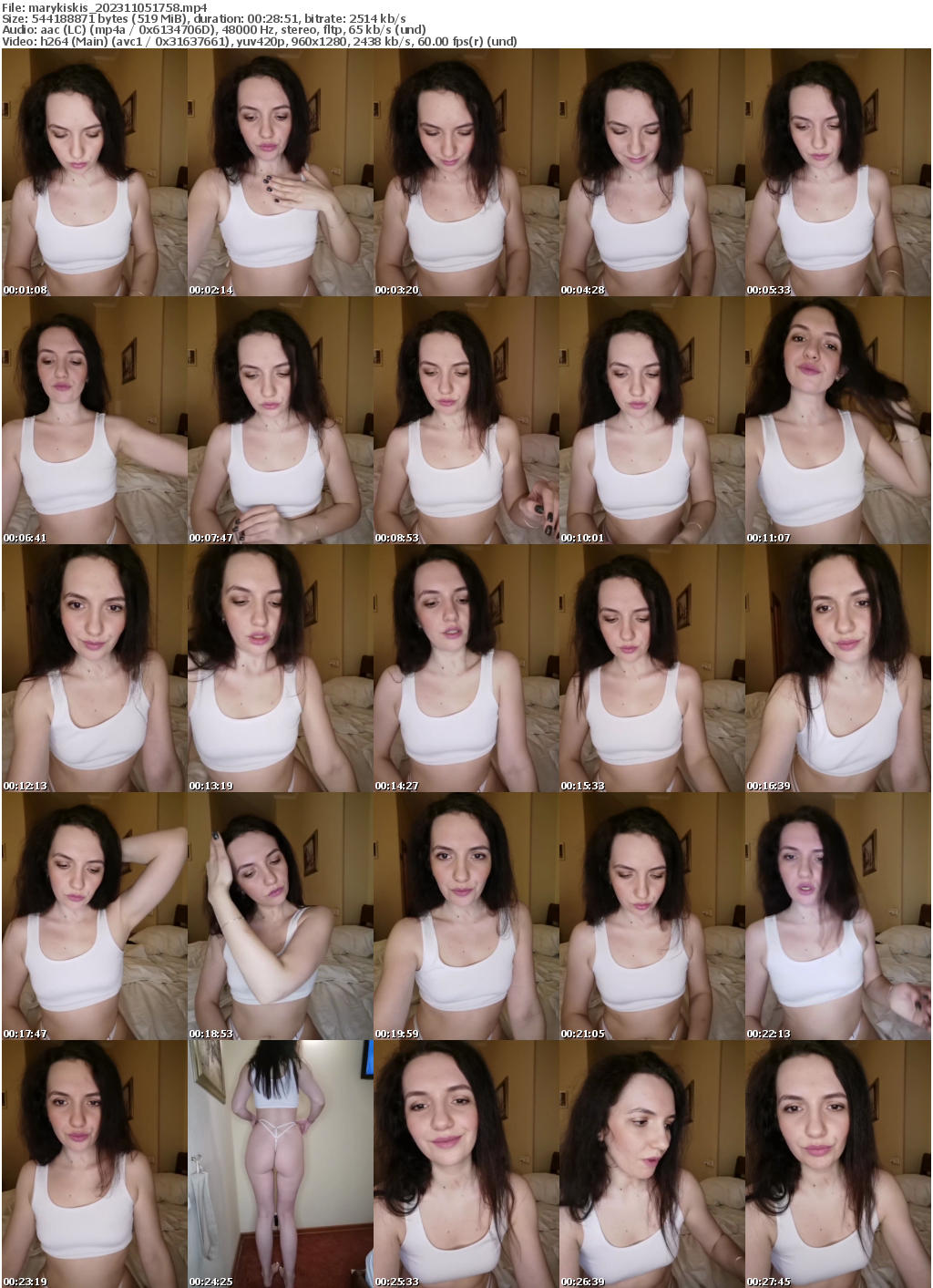 Preview thumb from marykiskis on 2023-11-05 @ bongacams