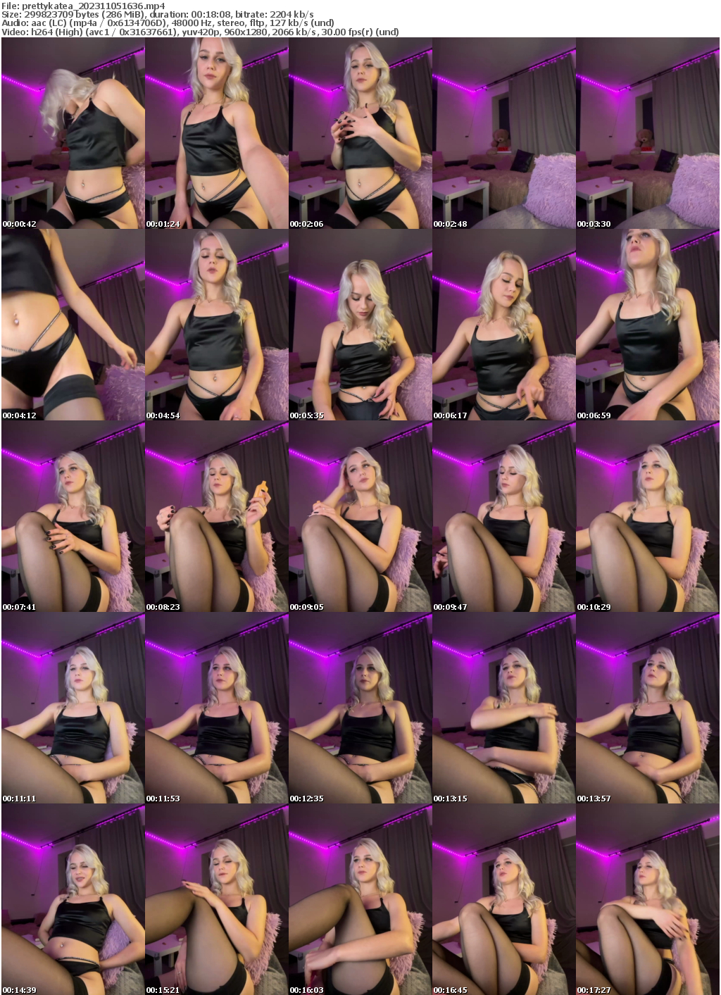 Preview thumb from prettykatea on 2023-11-05 @ bongacams