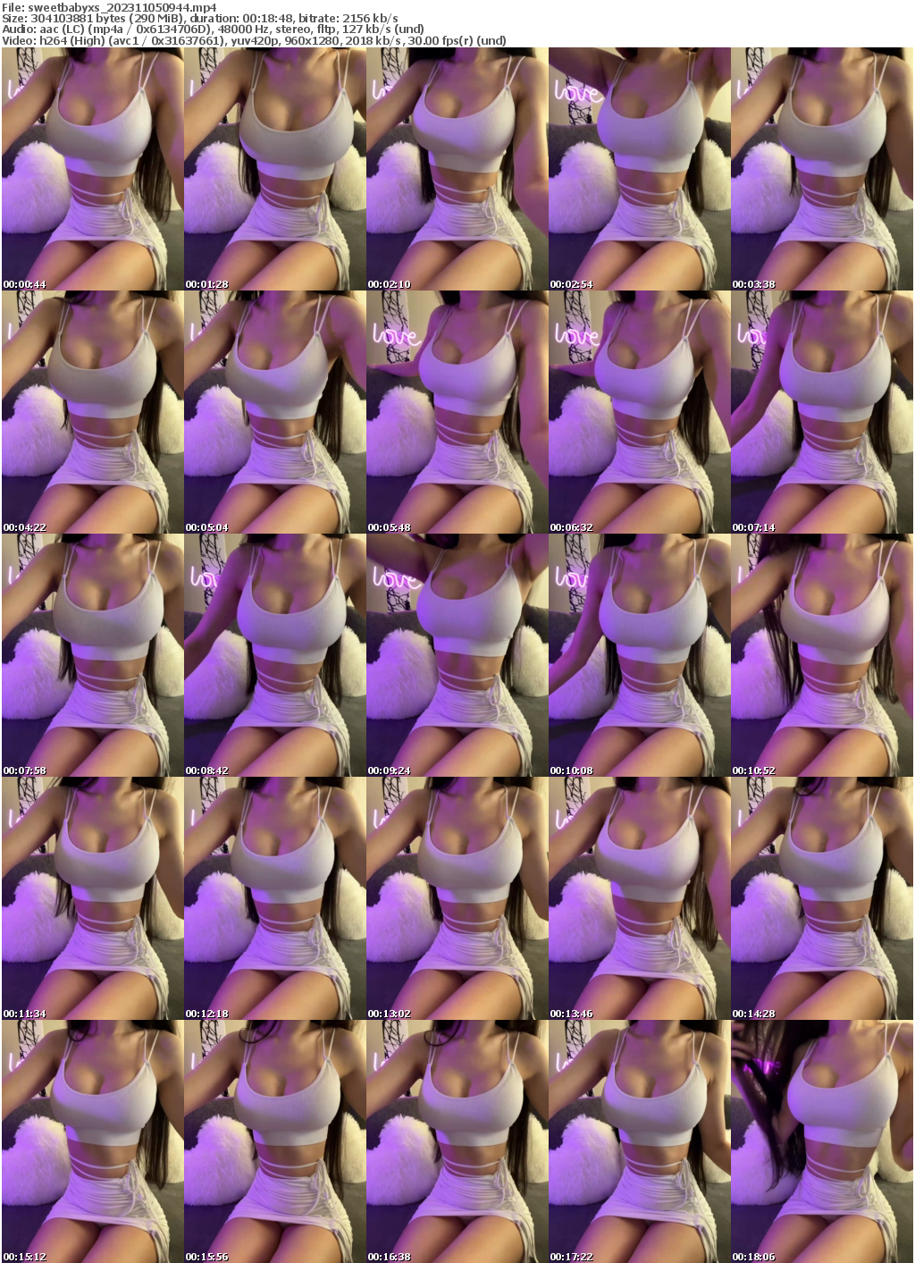 Preview thumb from sweetbabyxs on 2023-11-05 @ bongacams