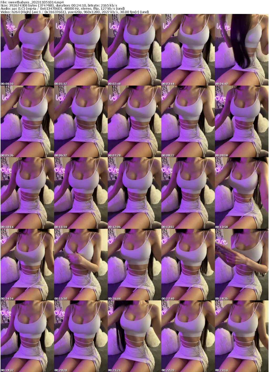 Preview thumb from sweetbabyxs on 2023-11-05 @ bongacams