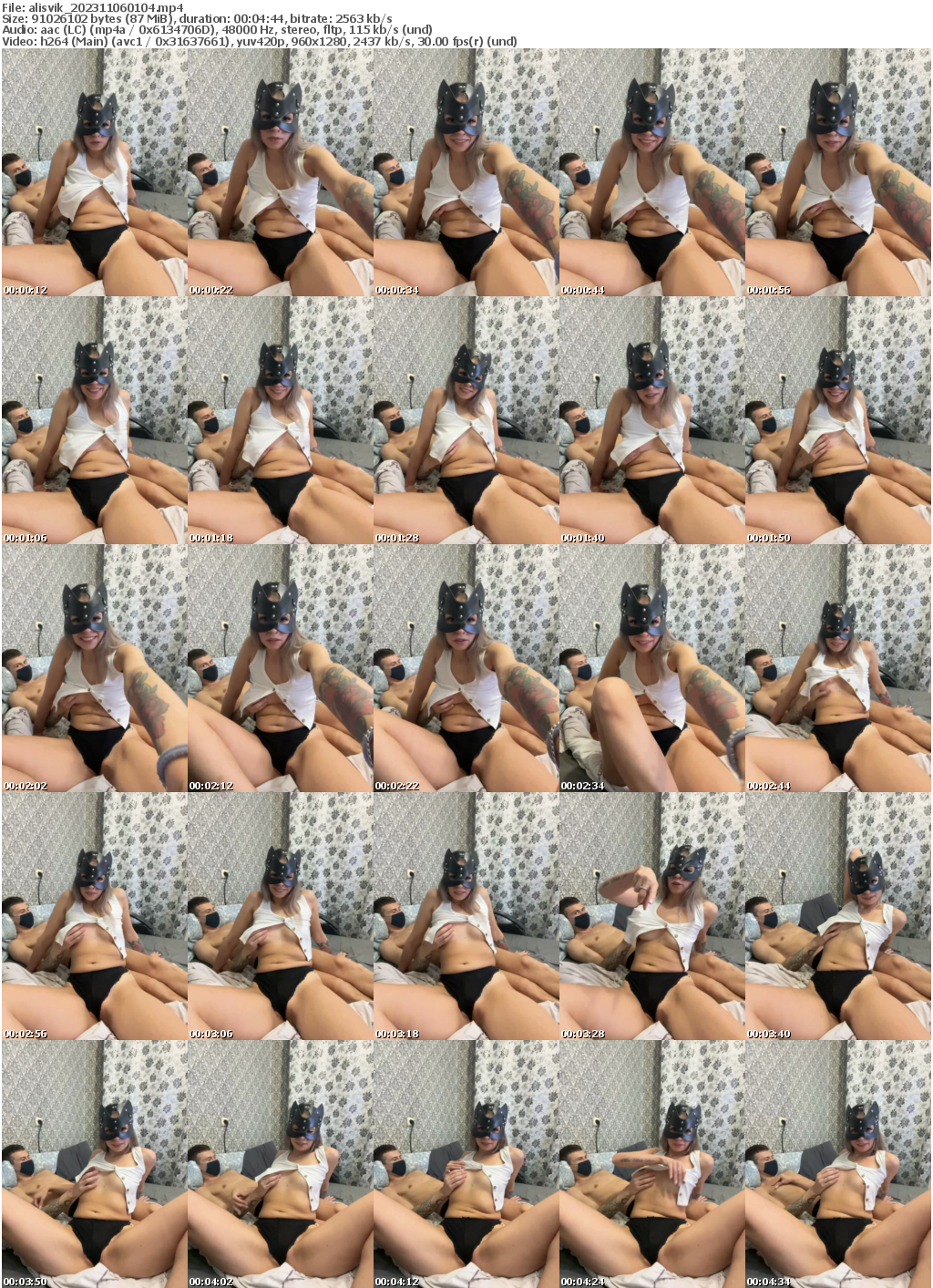 Preview thumb from alisvik on 2023-11-06 @ bongacams