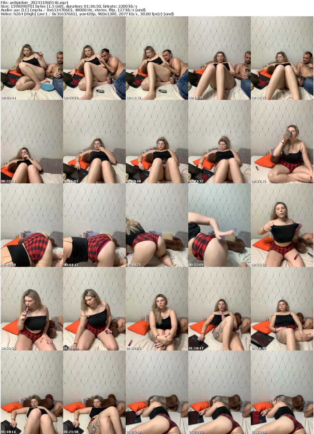 Preview thumb from antipidorr on 2023-11-06 @ bongacams