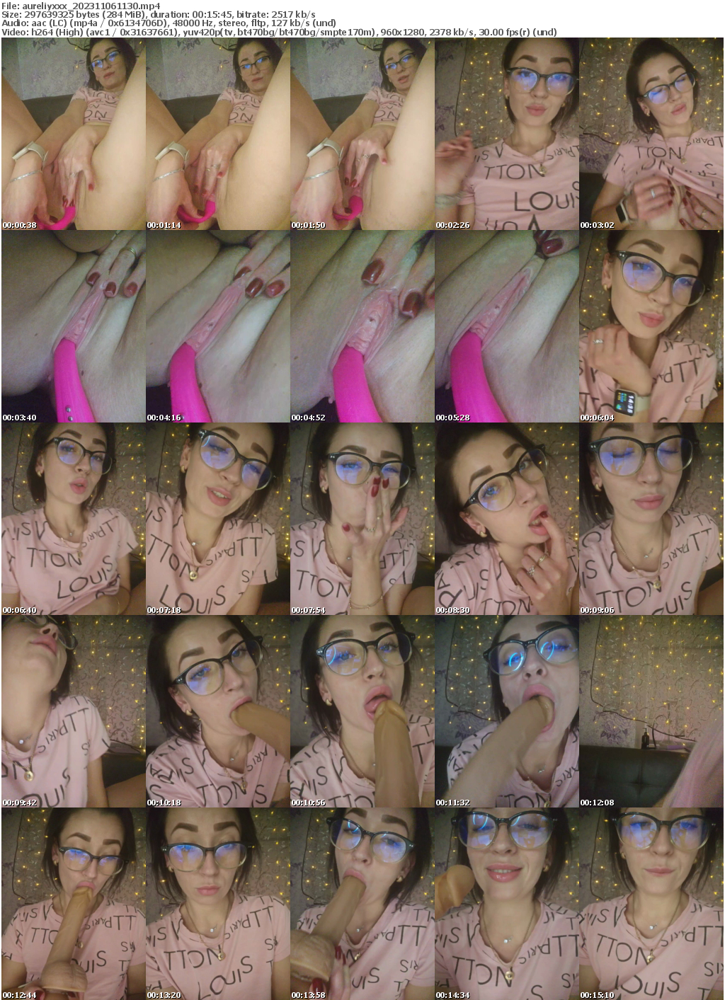 Preview thumb from aureliyxxx on 2023-11-06 @ bongacams