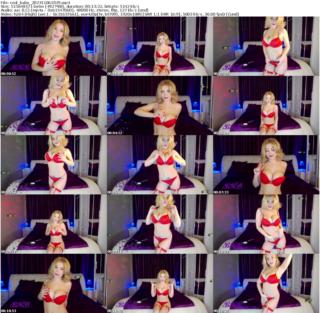 Preview thumb from cool_baby on 2023-11-06 @ bongacams