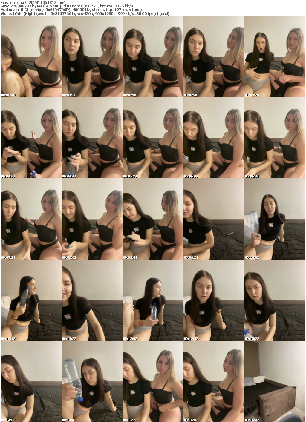 Preview thumb from karolina7 on 2023-11-06 @ bongacams