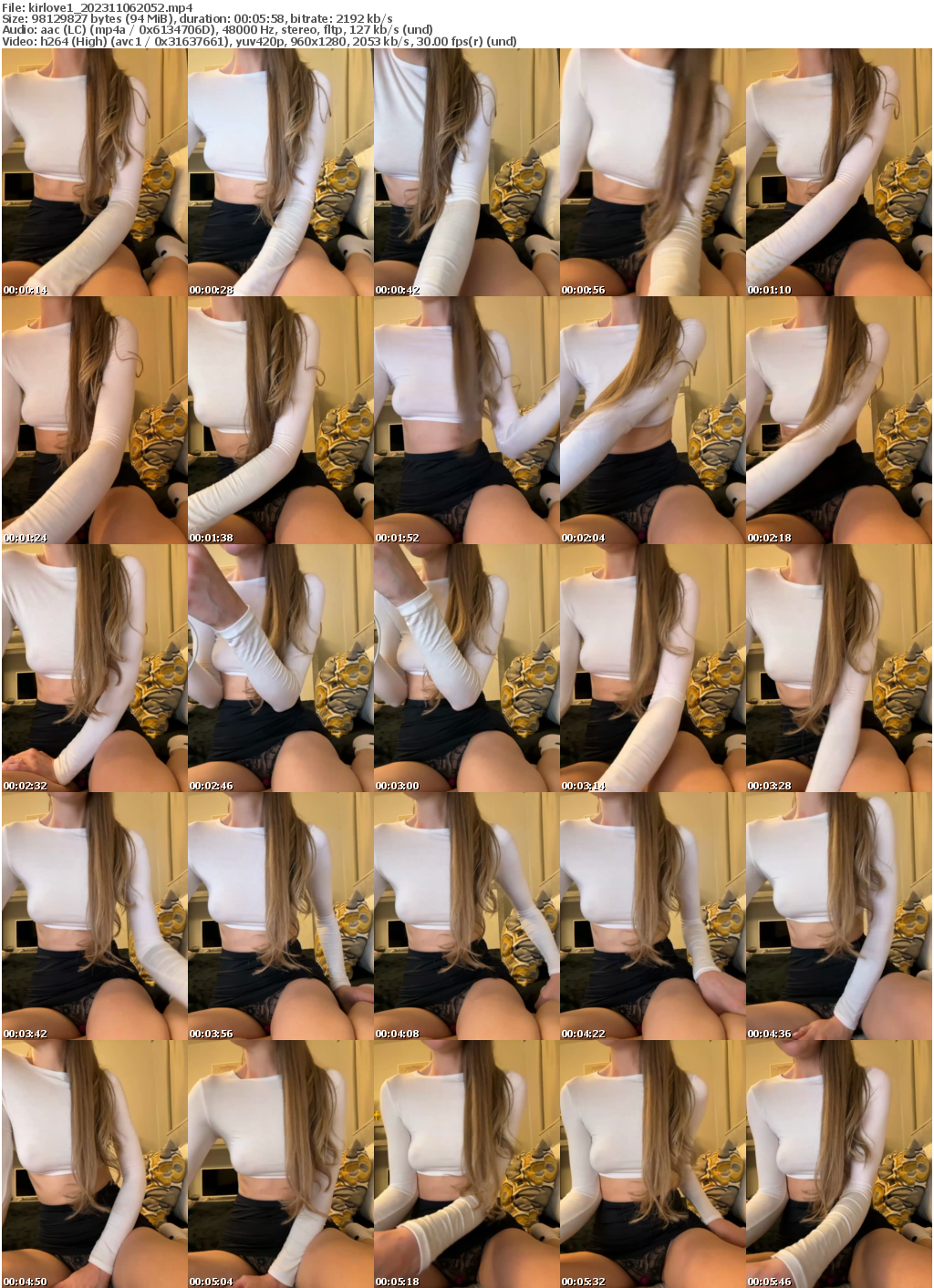 Preview thumb from kirlove1 on 2023-11-06 @ bongacams