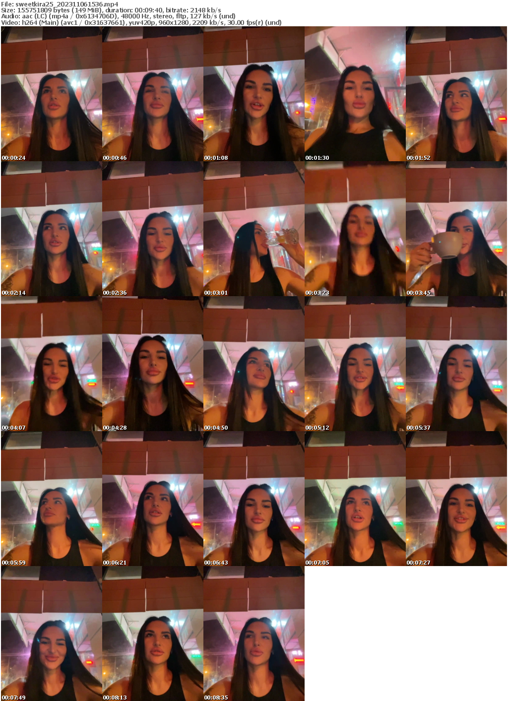 Preview thumb from sweetkira25 on 2023-11-06 @ bongacams