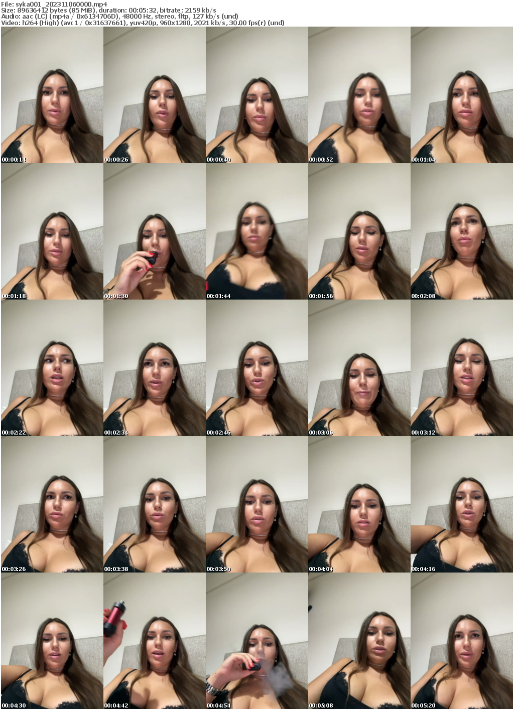 Preview thumb from syka001 on 2023-11-06 @ bongacams