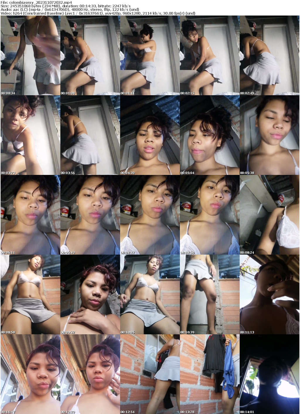 Preview thumb from colombiasexy on 2023-11-07 @ bongacams