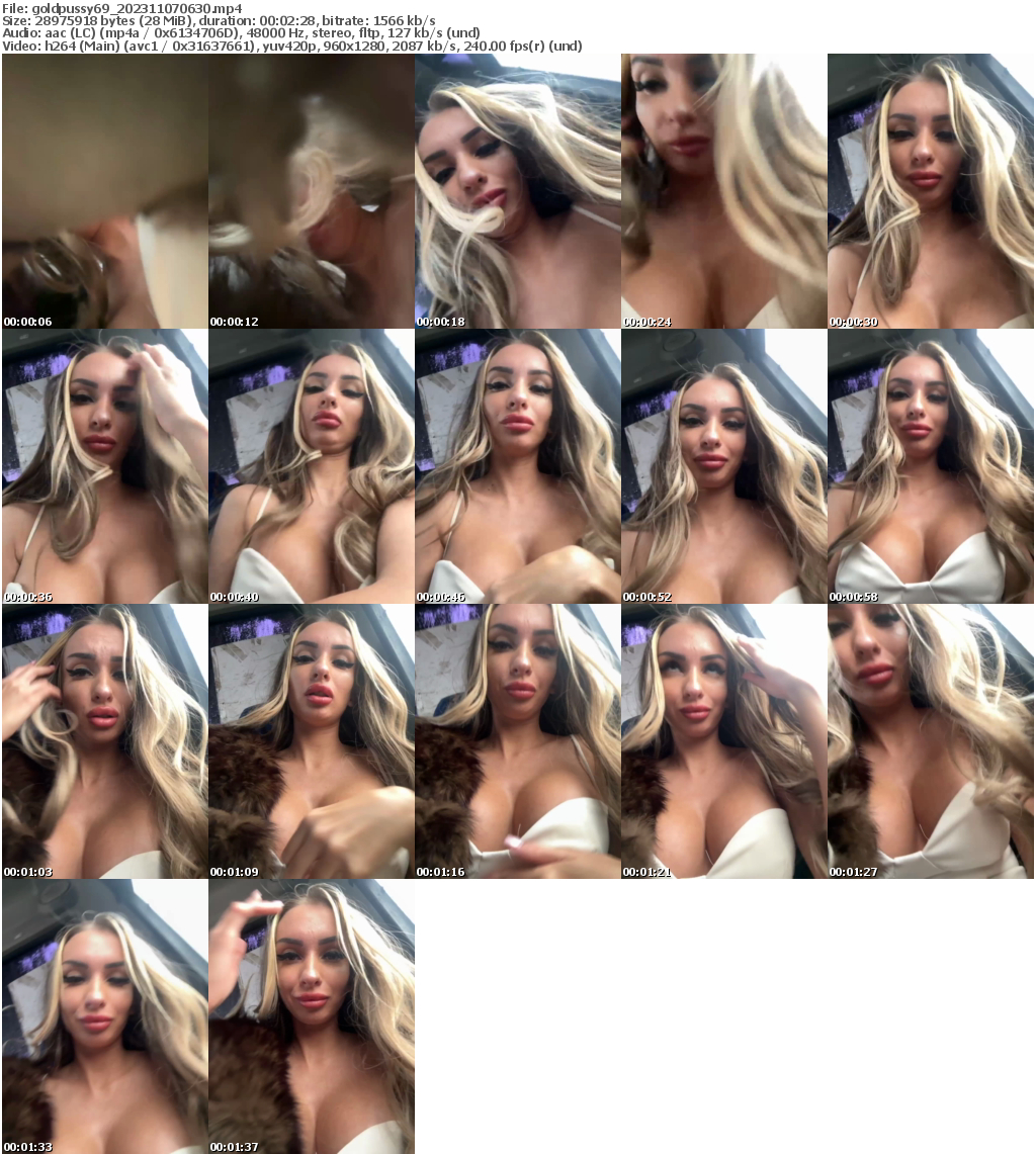 Preview thumb from goldpussy69 on 2023-11-07 @ bongacams