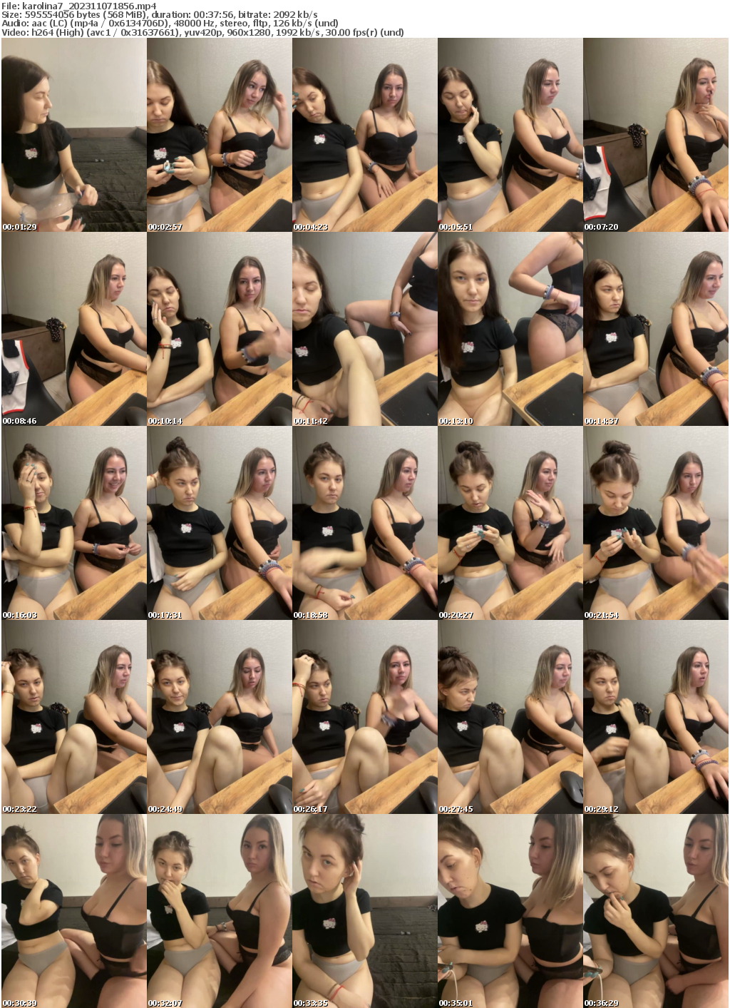 Preview thumb from karolina7 on 2023-11-07 @ bongacams