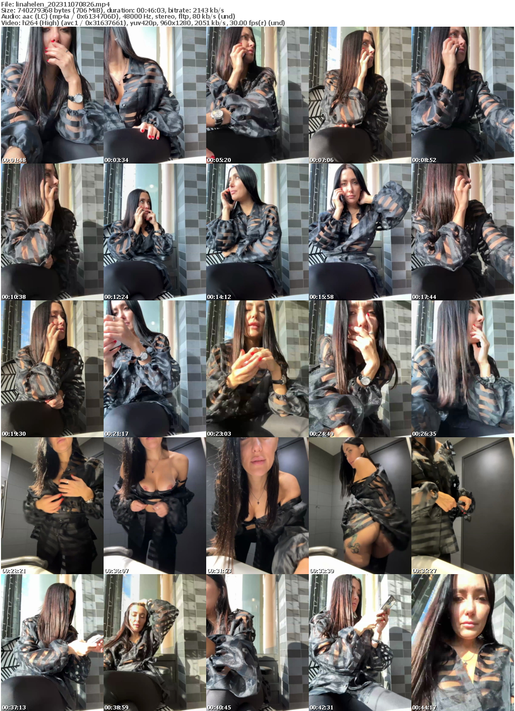 Preview thumb from linahelen on 2023-11-07 @ bongacams