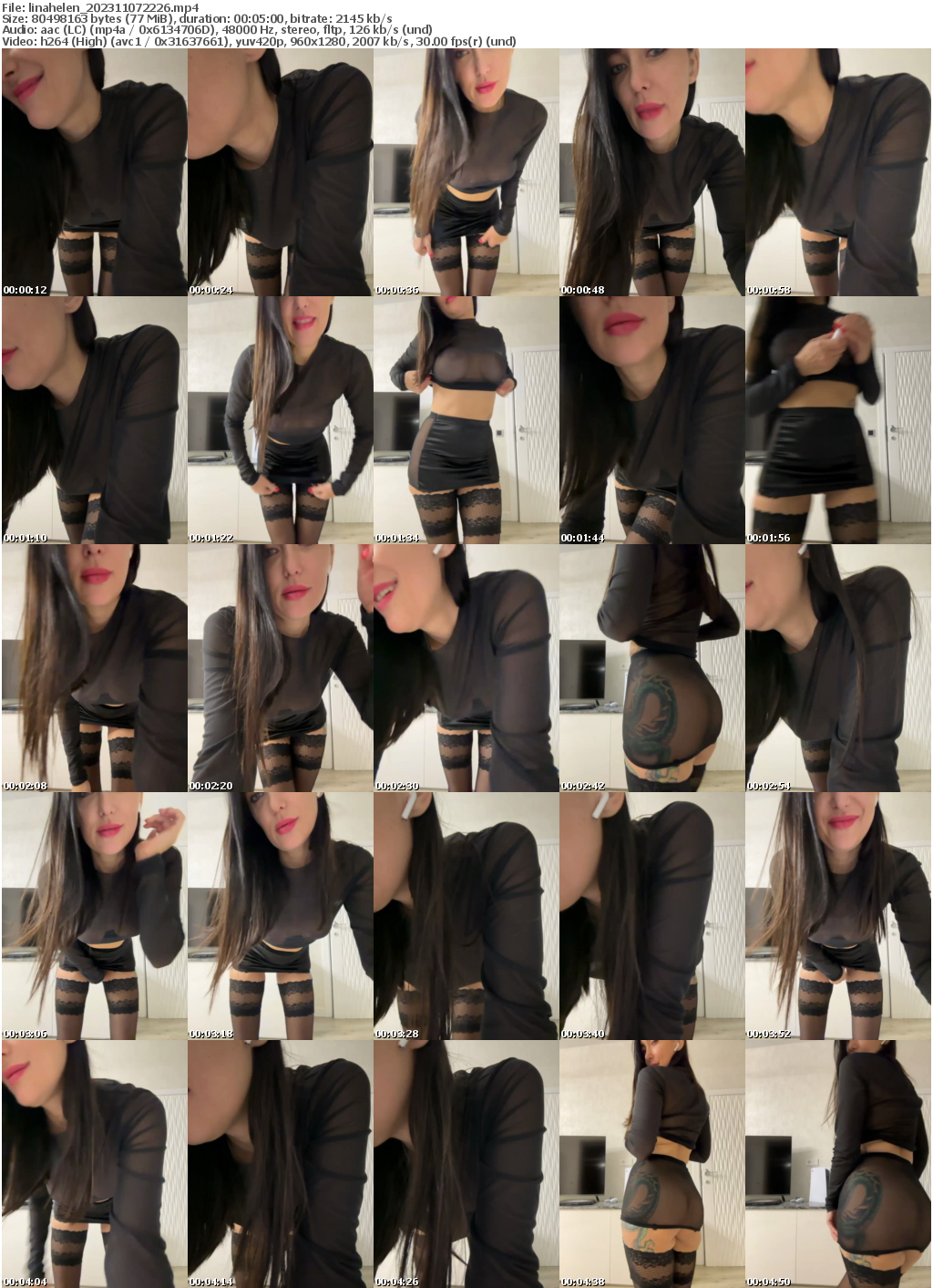 Preview thumb from linahelen on 2023-11-07 @ bongacams