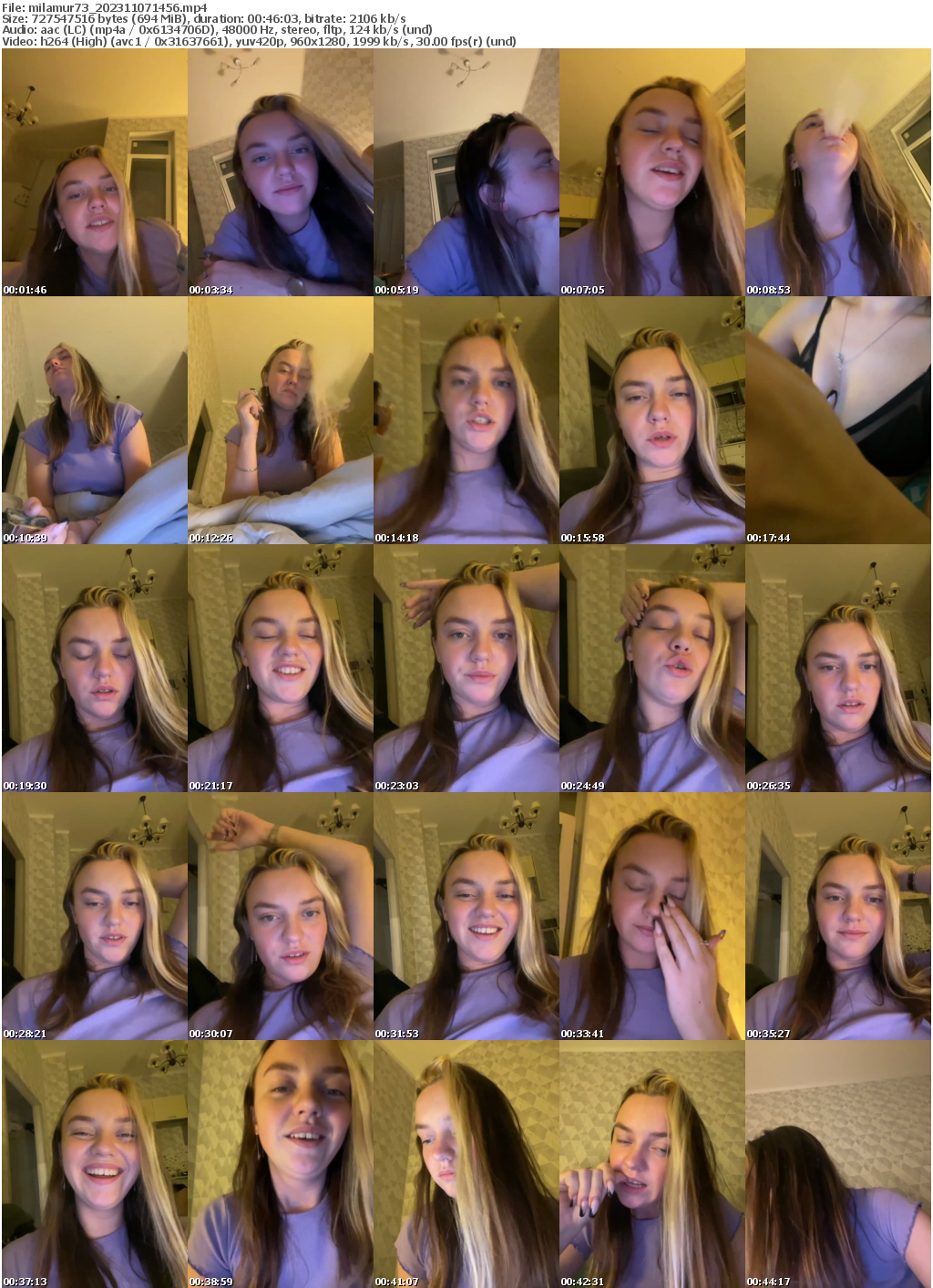 Preview thumb from milamur73 on 2023-11-07 @ bongacams