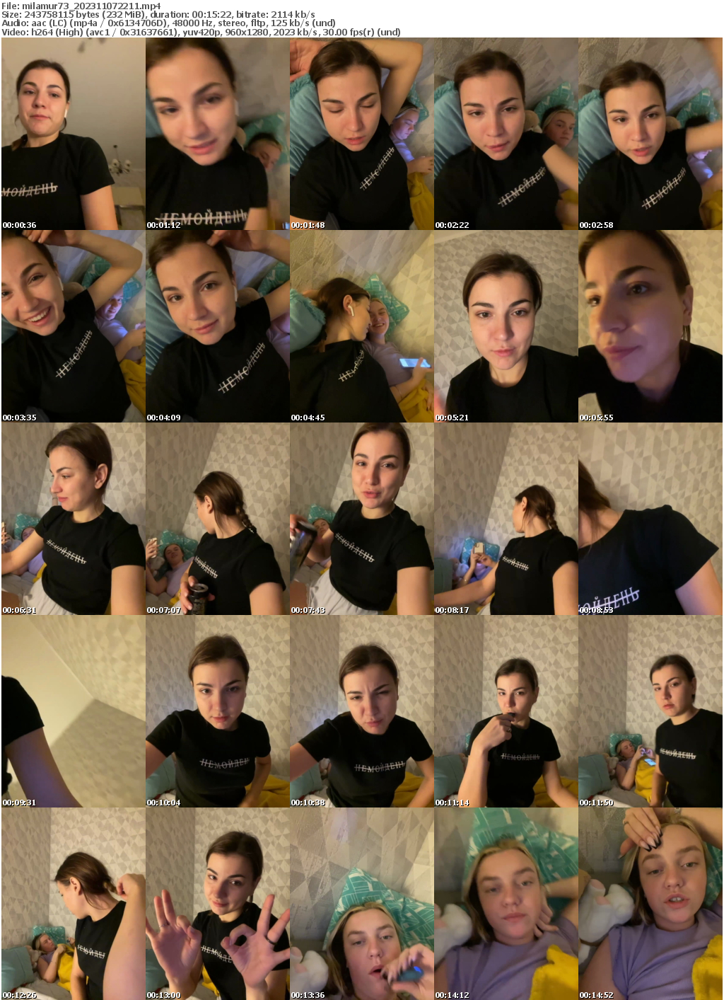 Preview thumb from milamur73 on 2023-11-07 @ bongacams