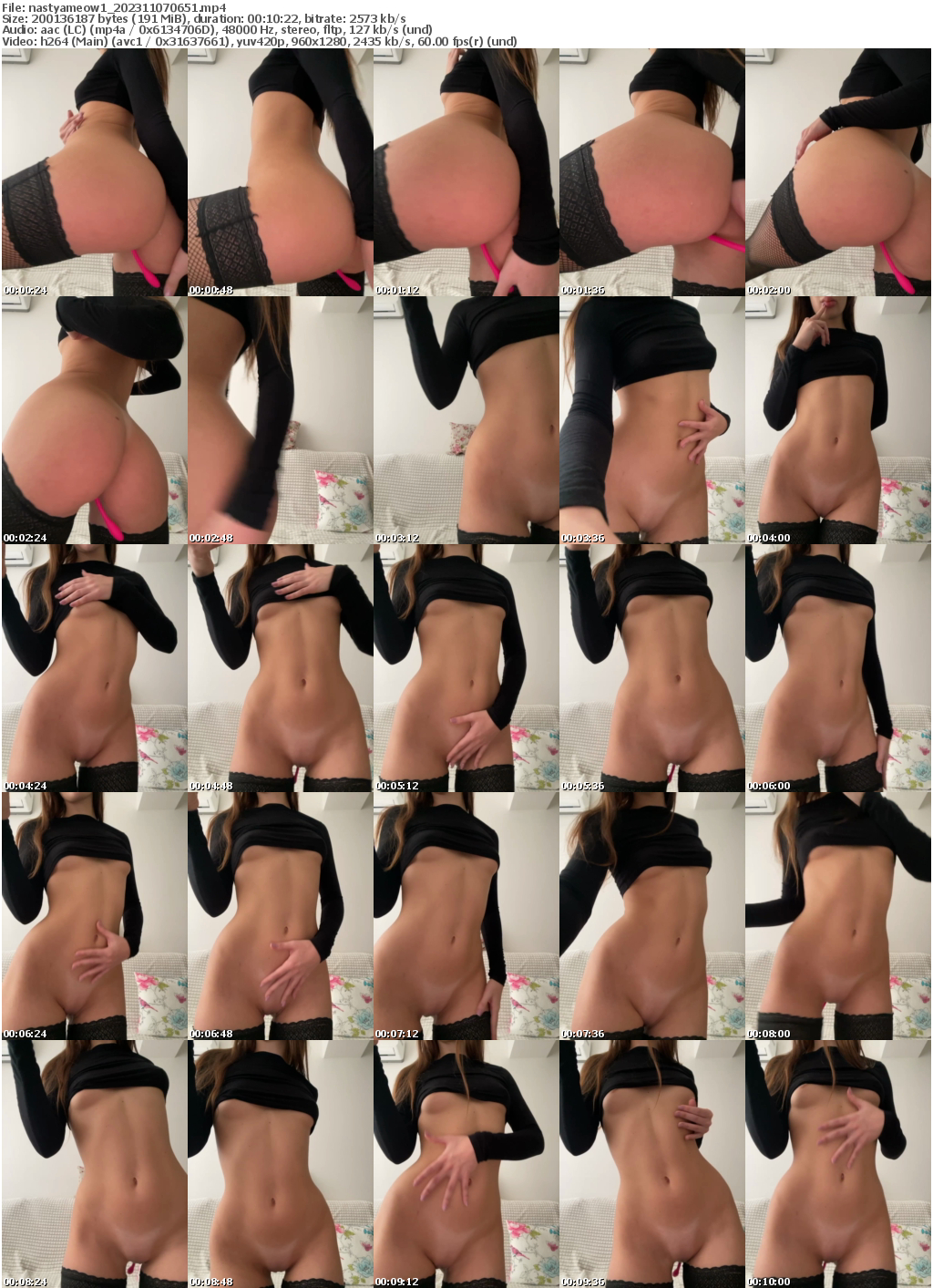 Preview thumb from nastyameow1 on 2023-11-07 @ bongacams