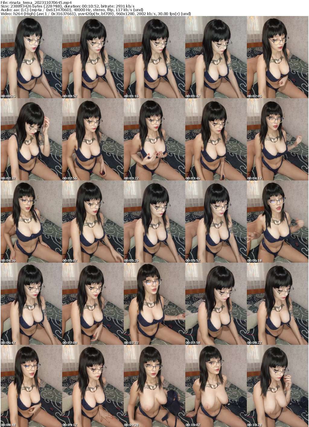 Preview thumb from rinata_tema on 2023-11-07 @ bongacams