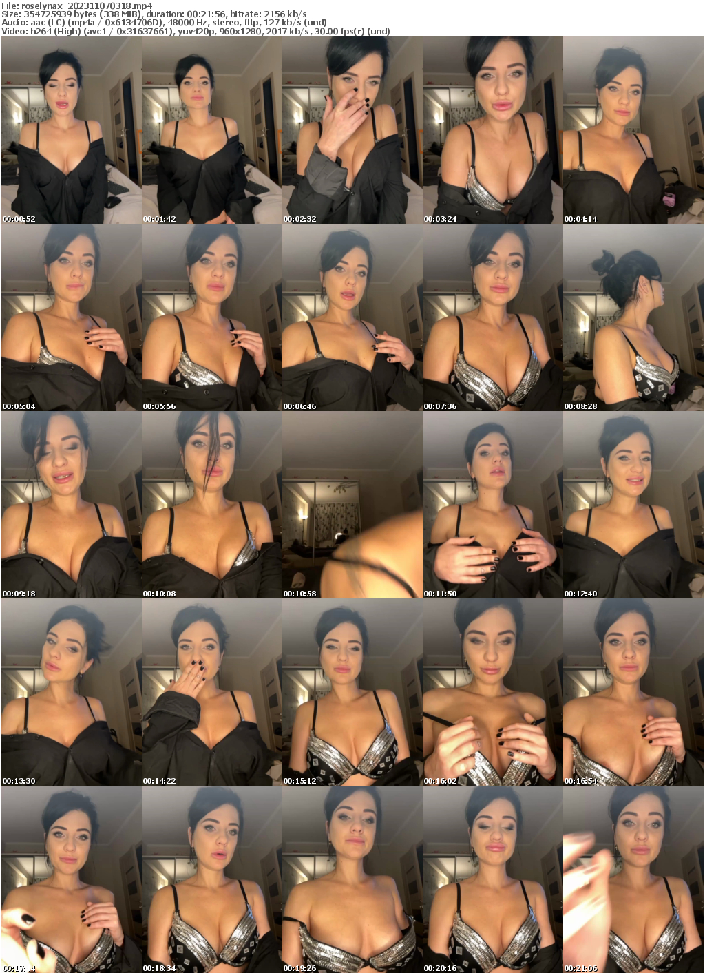 Preview thumb from roselynax on 2023-11-07 @ bongacams