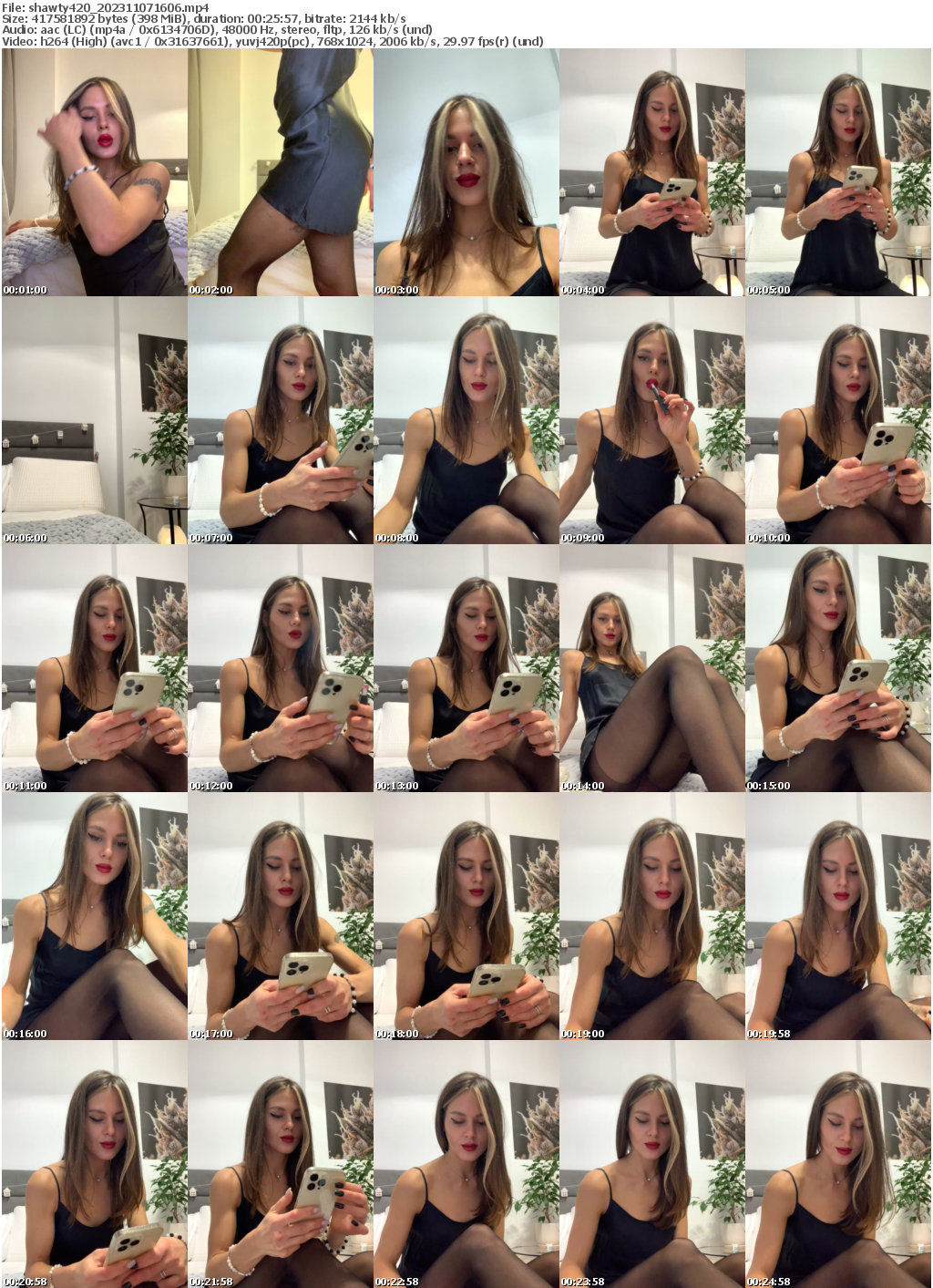 Preview thumb from shawty420 on 2023-11-07 @ bongacams