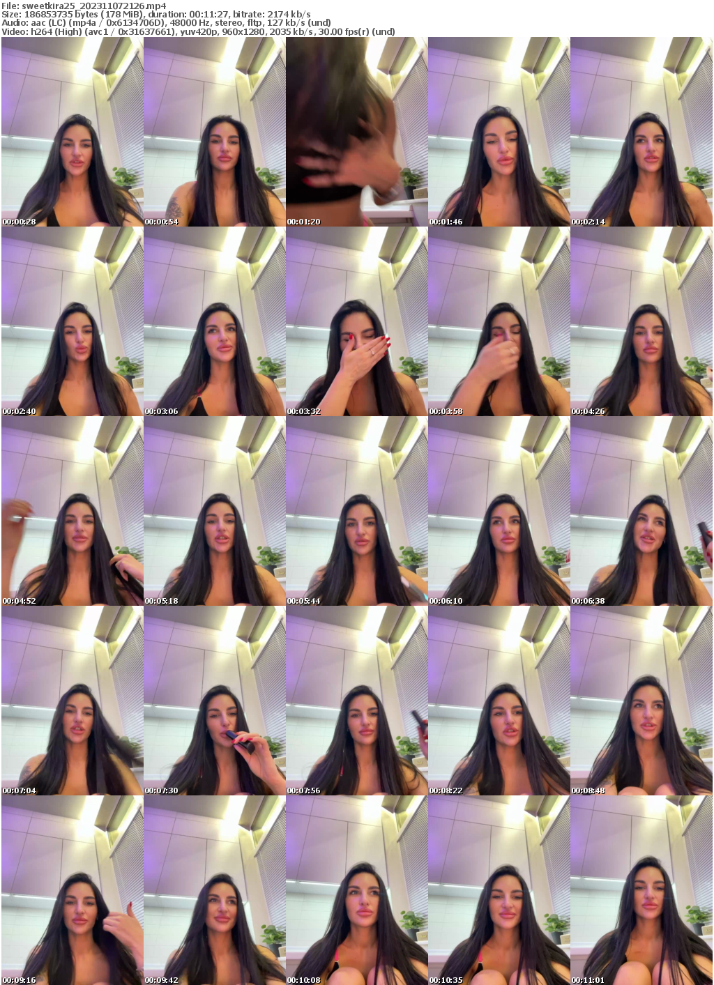 Preview thumb from sweetkira25 on 2023-11-07 @ bongacams