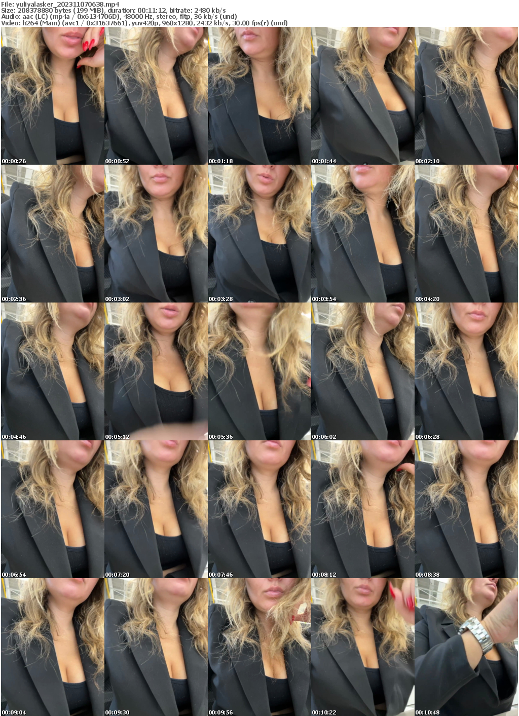 Preview thumb from yuliyalasker on 2023-11-07 @ bongacams