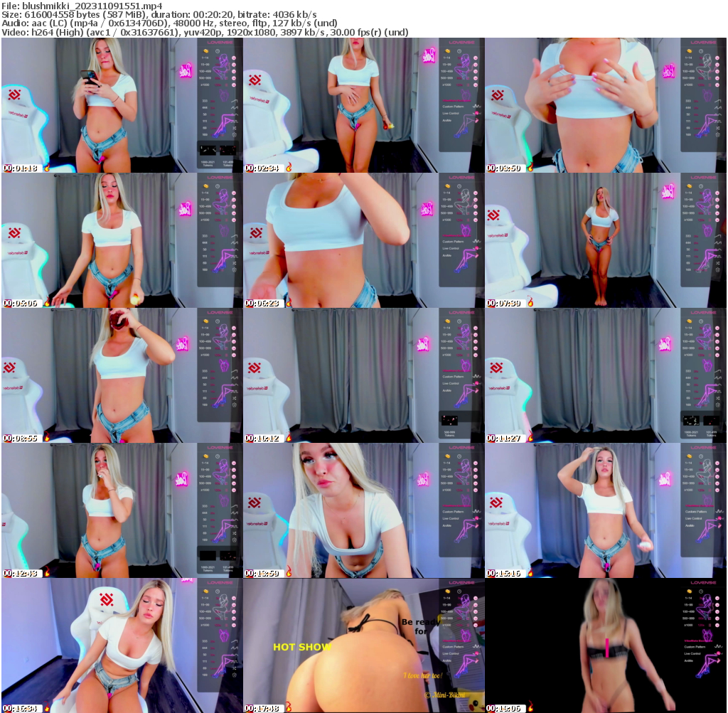 Preview thumb from blushmikki on 2023-11-09 @ bongacams