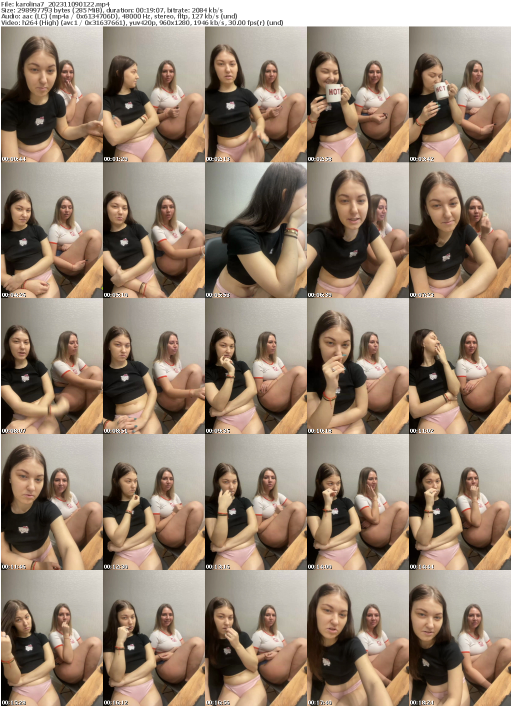 Preview thumb from karolina7 on 2023-11-09 @ bongacams