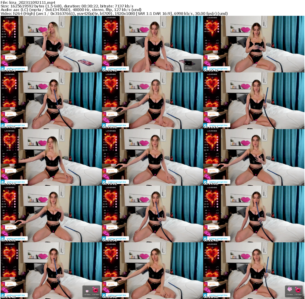 Preview thumb from kira on 2023-11-09 @ bongacams