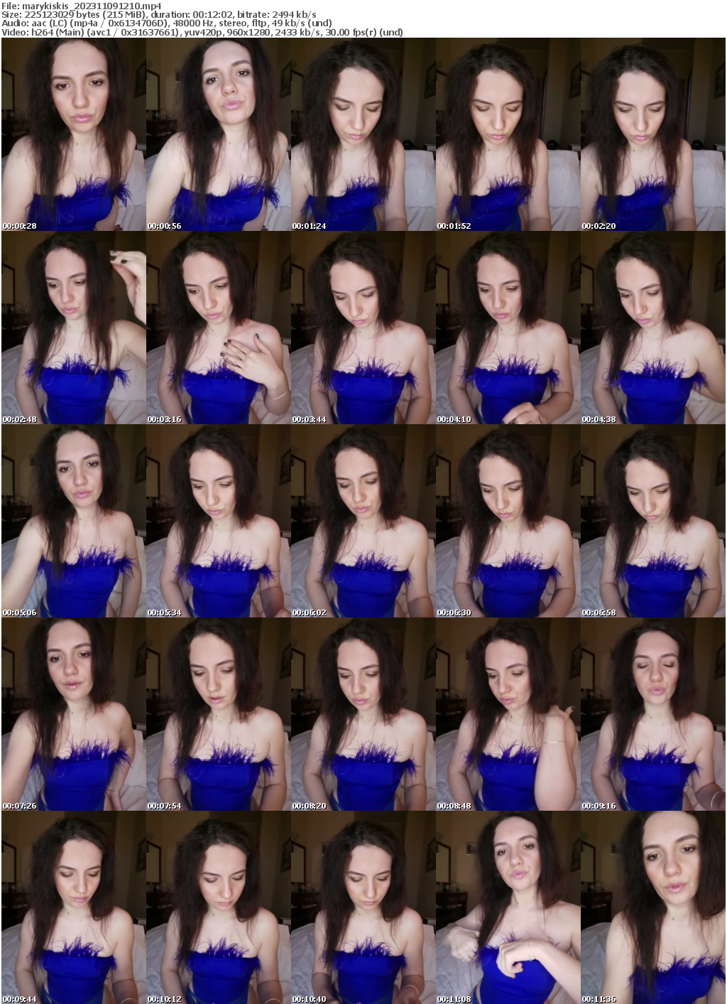 Preview thumb from marykiskis on 2023-11-09 @ bongacams