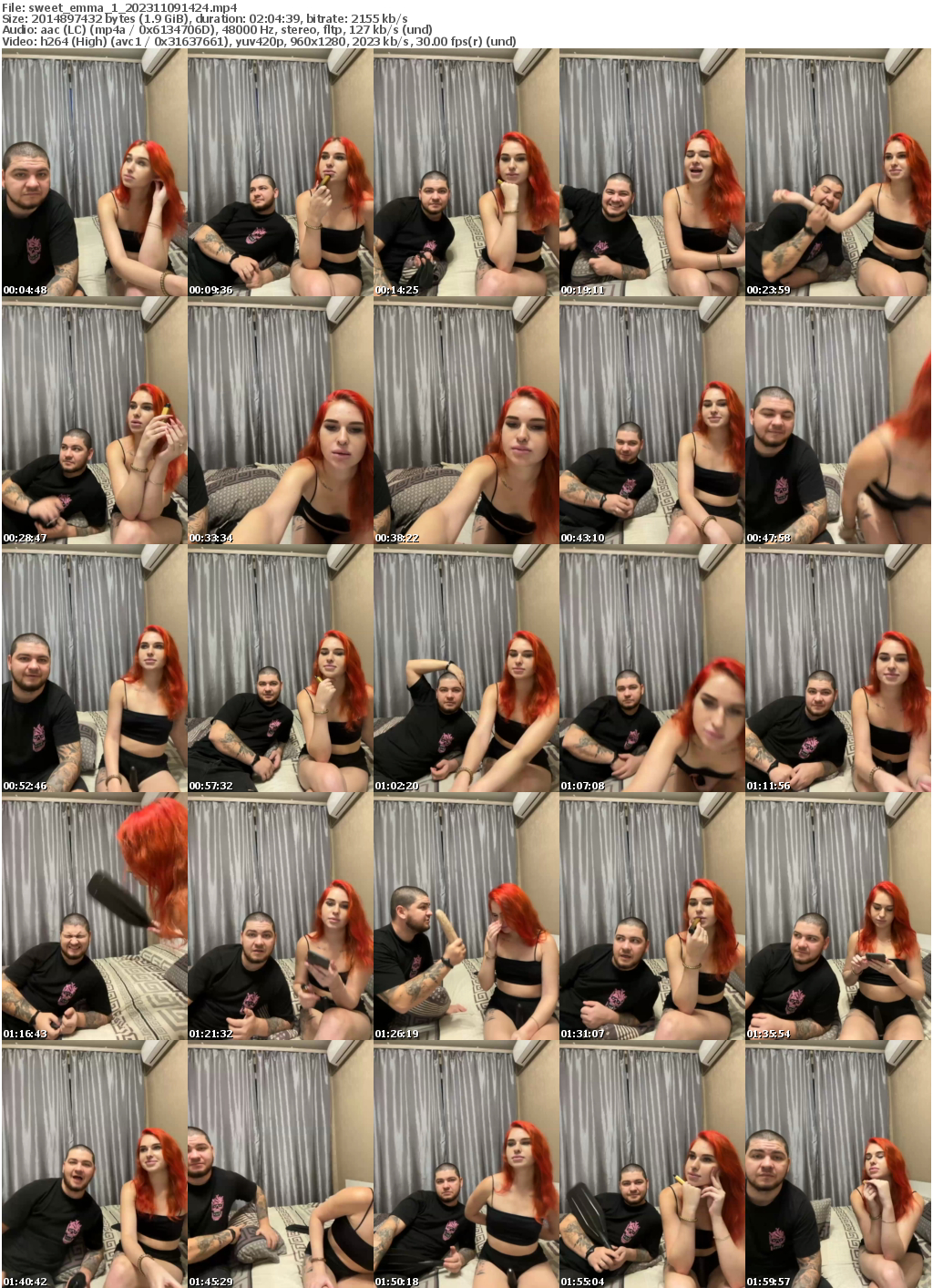 Preview thumb from sweet_emma_1 on 2023-11-09 @ bongacams