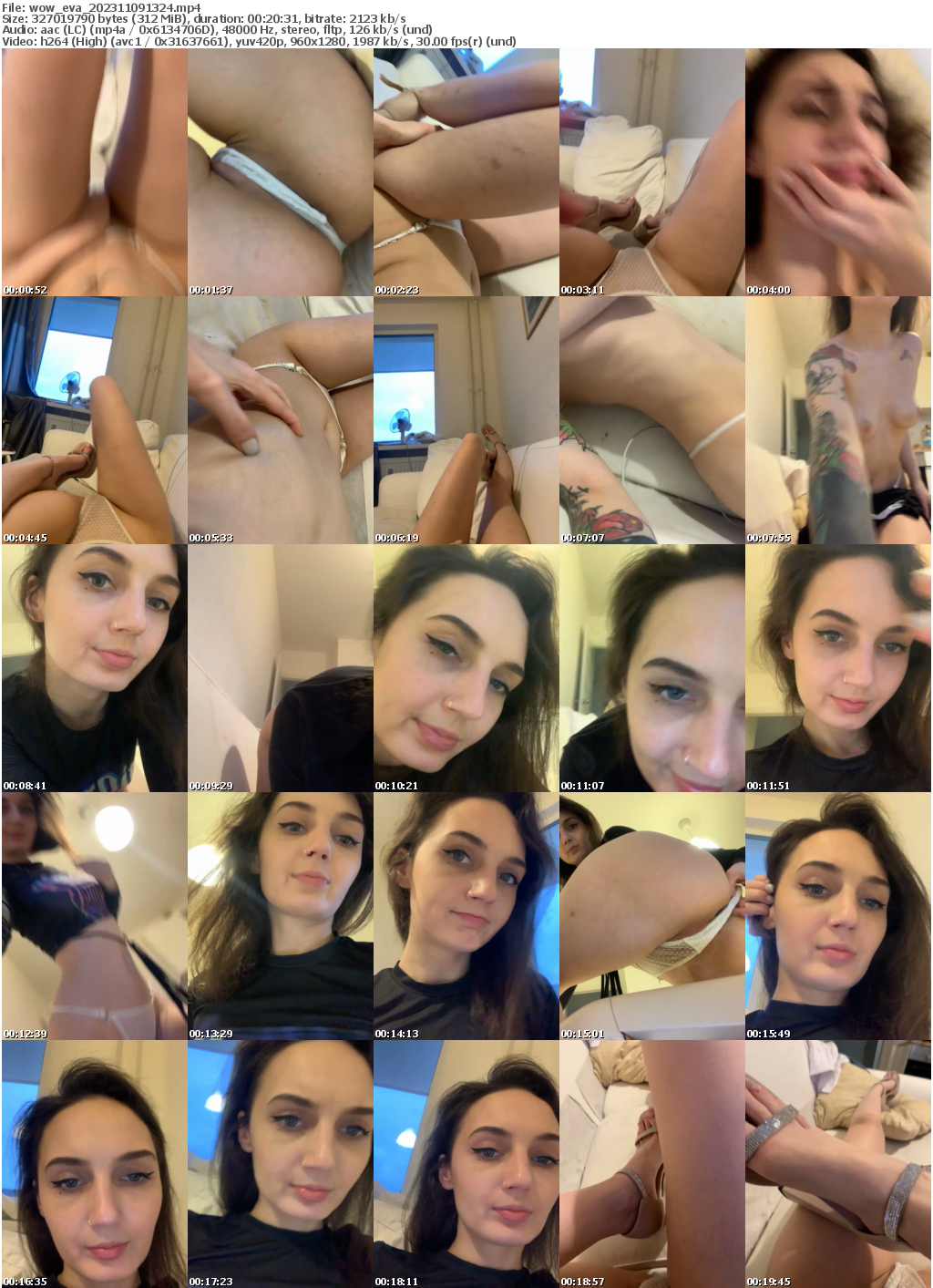 Preview thumb from wow_eva on 2023-11-09 @ bongacams