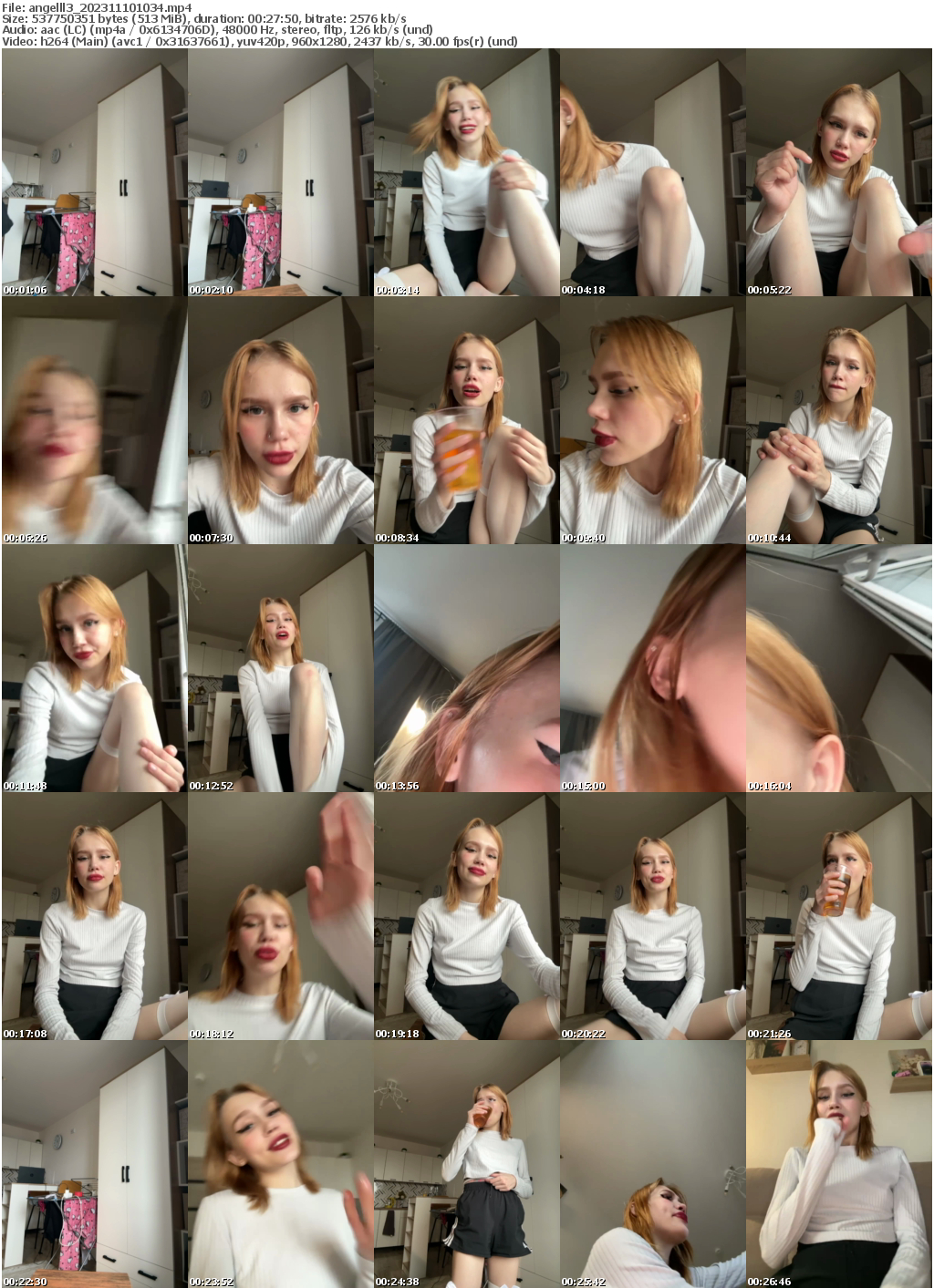 Preview thumb from angelll3 on 2023-11-10 @ bongacams