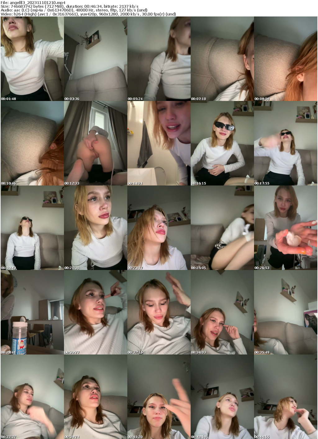 Preview thumb from angelll3 on 2023-11-10 @ bongacams